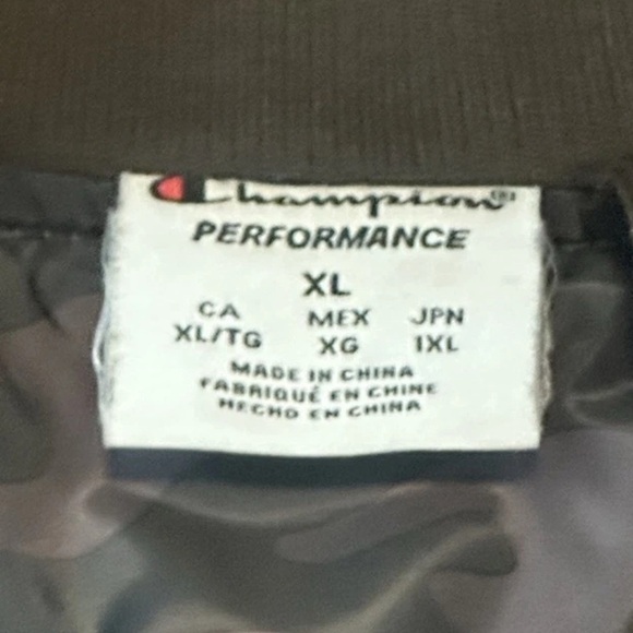 Champion Olive Military Camouflage Camo MA-2 Bomber Jacket Extra Large XL UEC - Picture 4 of 7